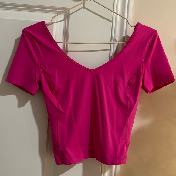 lululemon align top color hot pink - Picture 1 of 2